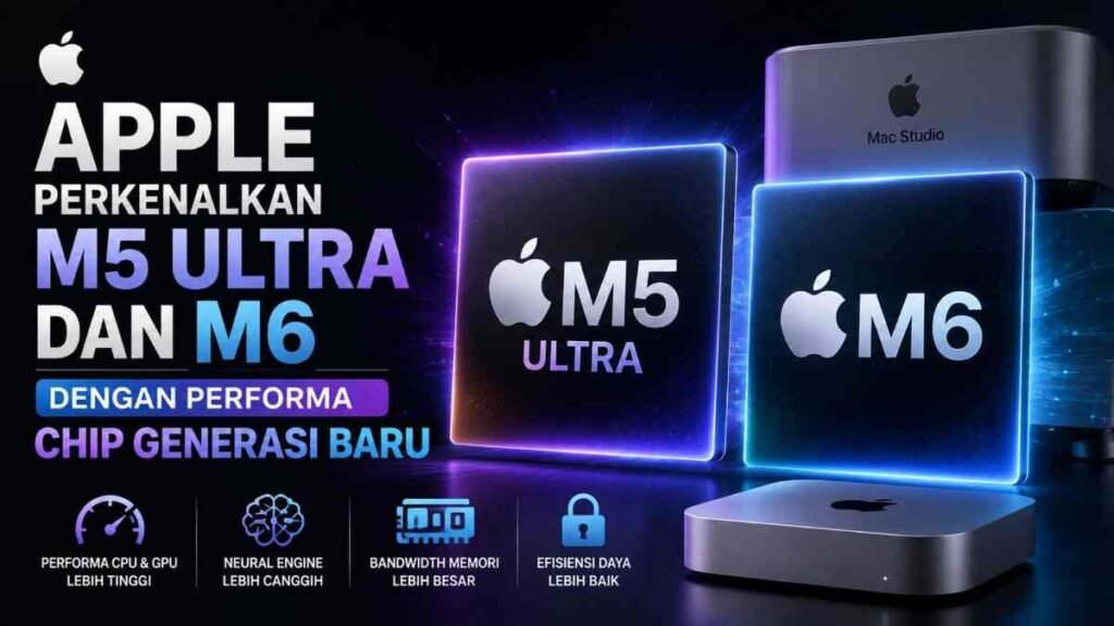Apple Perkenalkan M5 Ultra dan M6 dengan Performa Chip Generasi Baru