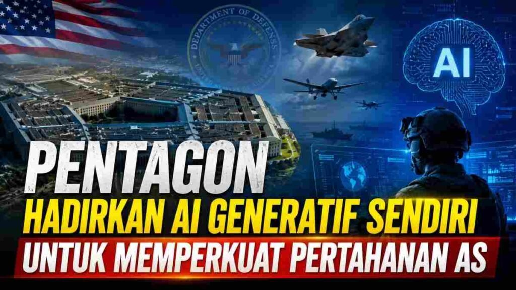 Pentagon Hadirkan AI Generatif Sendiri untuk Memperkuat Pertahanan AS